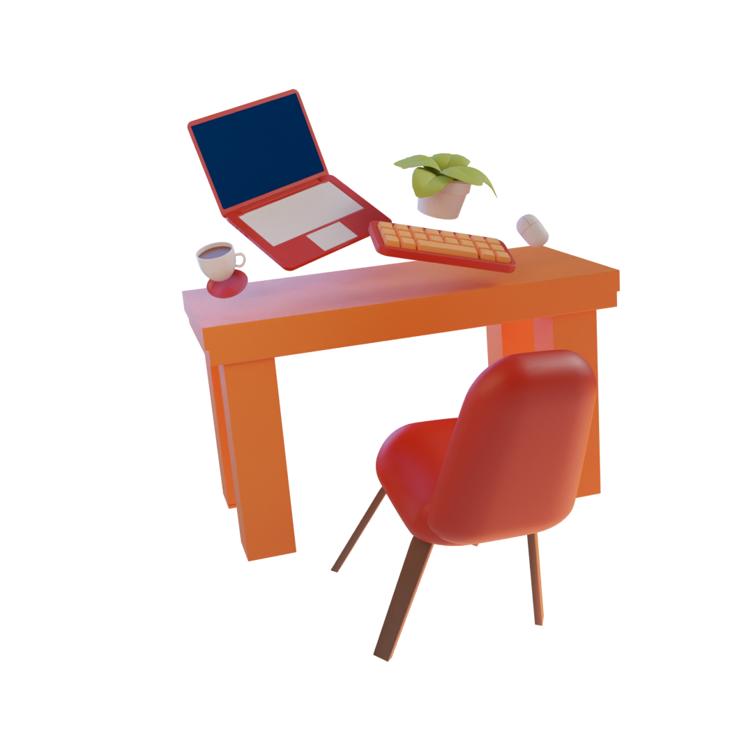 desk remote work