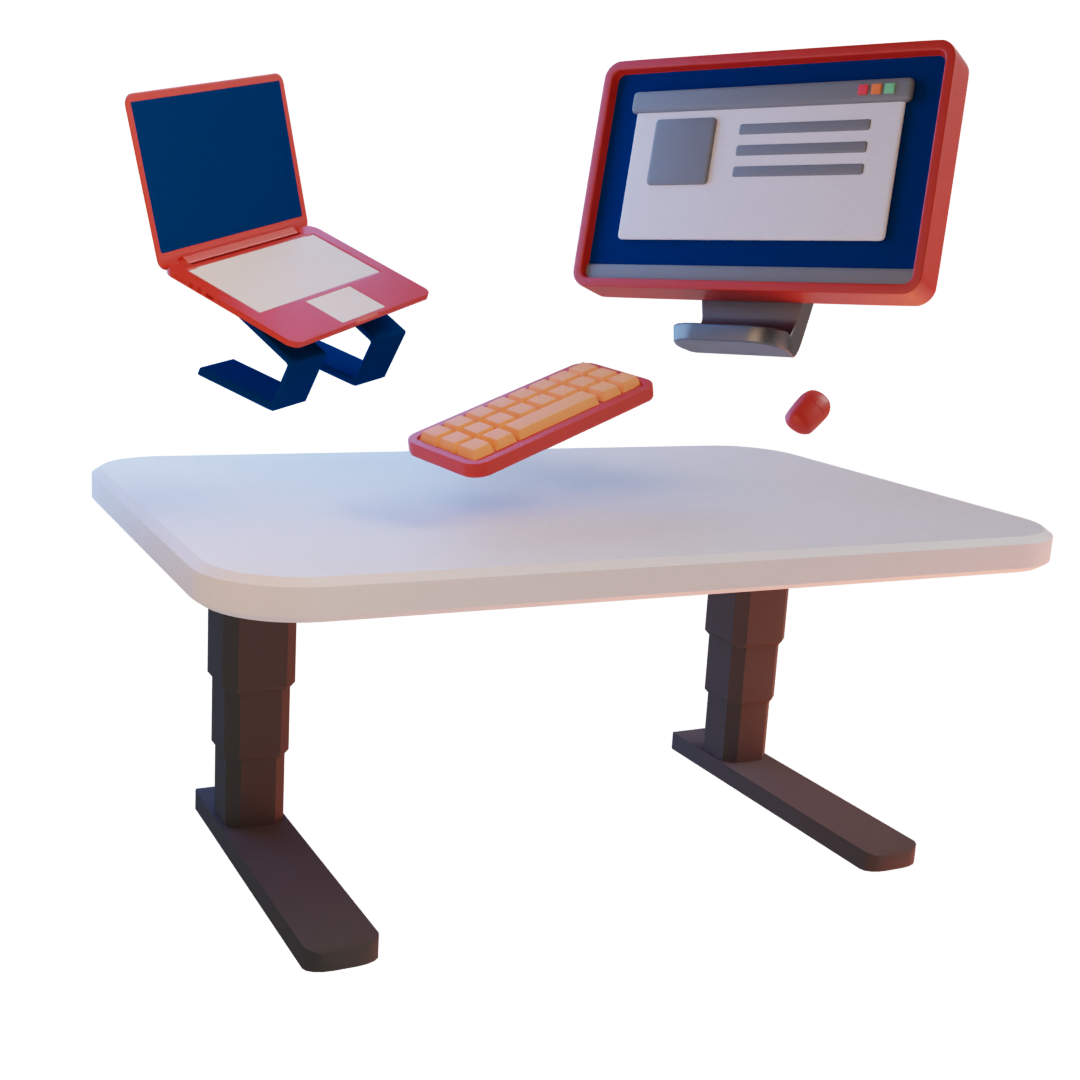 ergonomic desk